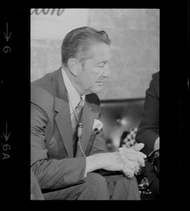 Lawrence Welk at Boston press conference