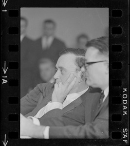 Frederick Wiseman, 'Titicut' producer, and one of his attorneys, Blair L. Perry