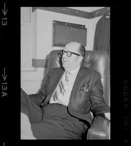 Phil Silvers in Boston for the run of the comedy "How the Other Half Loves" at the Wilbur Theater