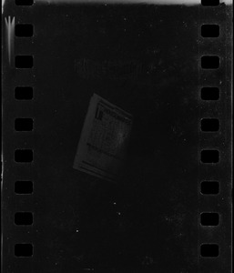 Dark view of a program or catalogue