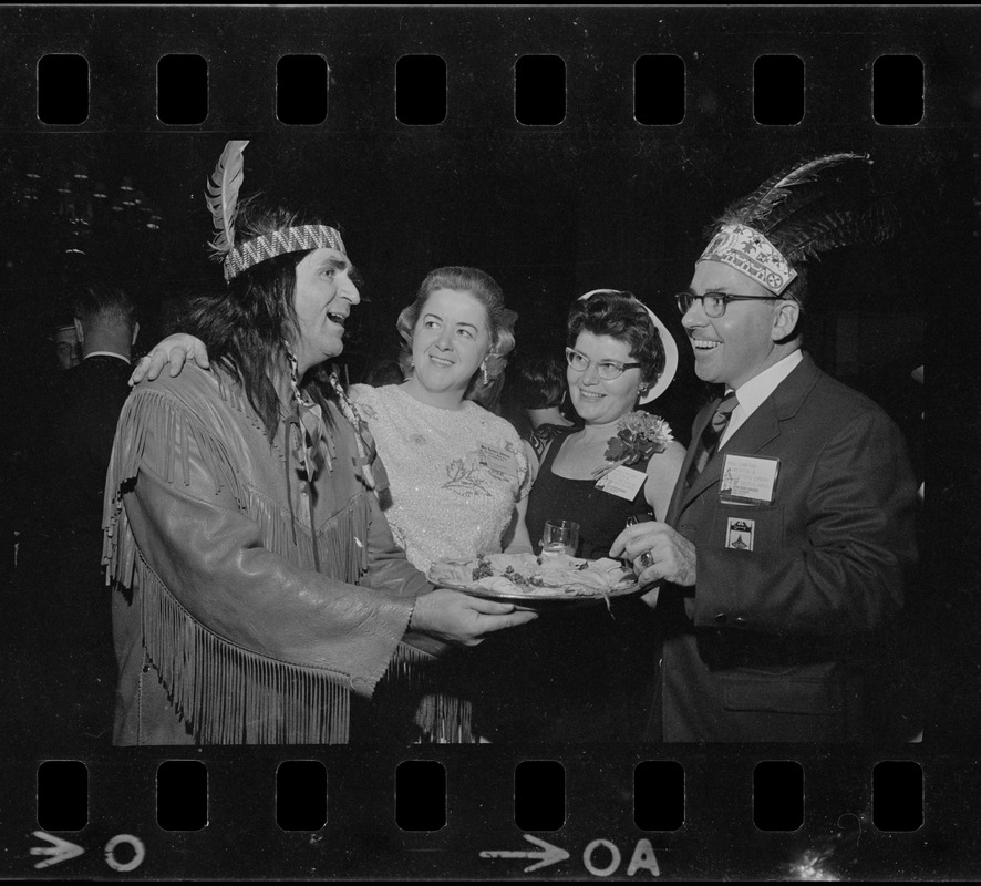 Guests in costume, possibly for a convention event