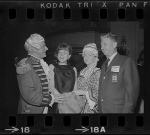 Guests in costume, possibly for a convention event