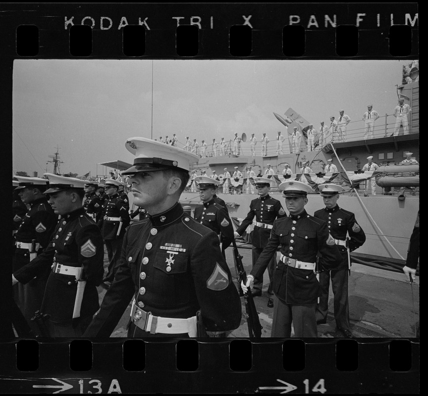 Commissioning ceremony for the guided missile ship USS Page