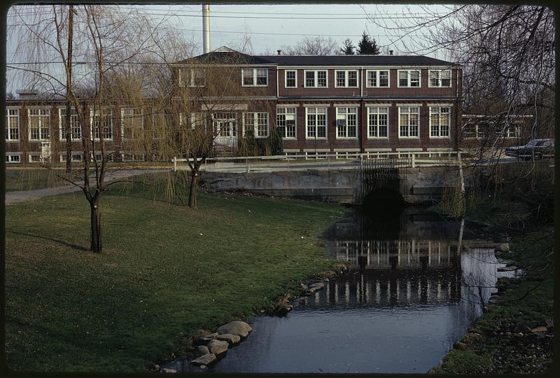 W. Medway mill pond, canal playground Digital Commonwealth