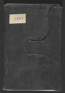 Poll and estate tax assessment book, 1861