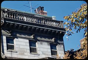 Roof eaves, Beacon St, Boston