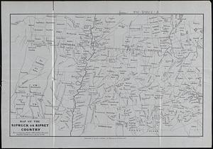 Map of the Nipmuck or Nipet Country
