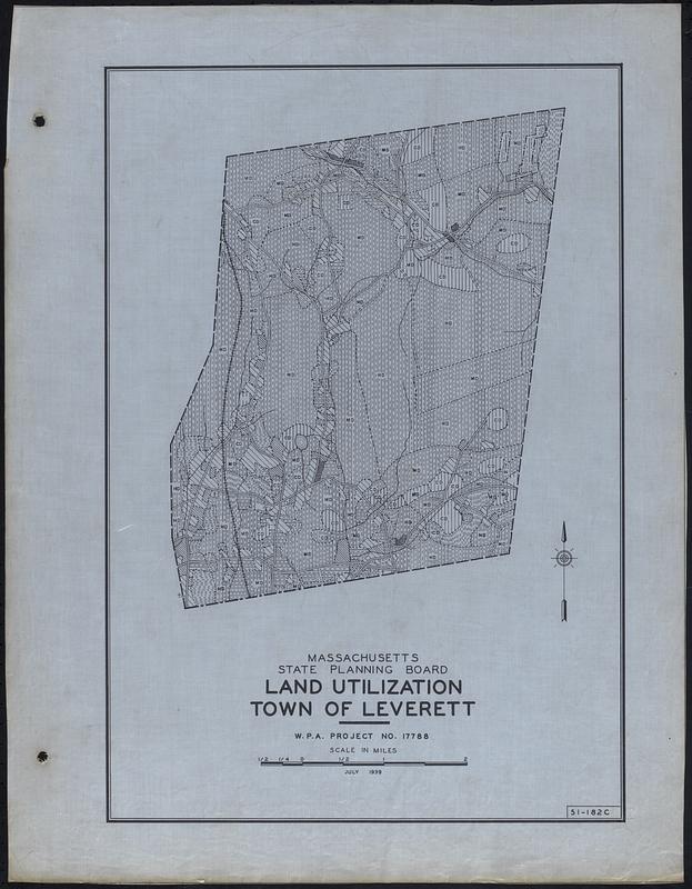 Land Utilization Town of Leverett Digital Commonwealth