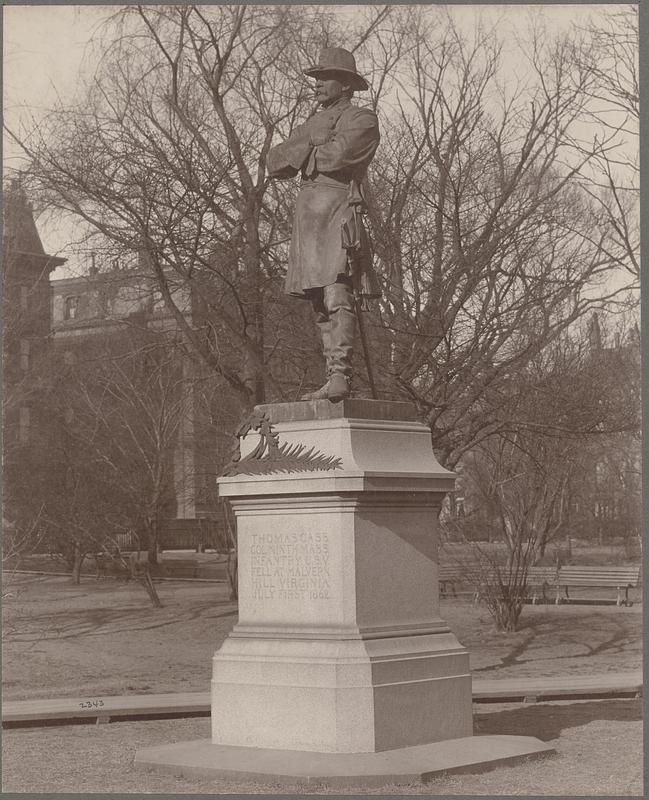 Colonel Thomas Cass, Public Garden, sculptor - Richard E. Brooks