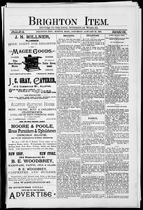 The Brighton Item, January 23, 1892