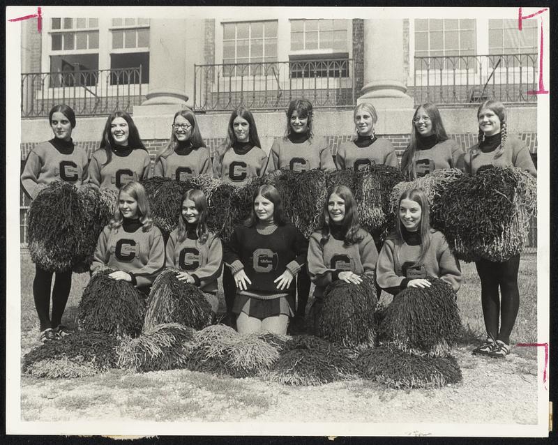 Chelsea High School. Front kneeling Carol Dembkoska Susan Ster Linda McGill Capt Kathy Casey Janie Nugent. Rear L-R- Gail Cazmay Denise Burge Sheila Weiner Naomi Pappalardo Stephannie Mandsacchia Amy Necktem June Parks Denise Whelan