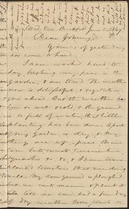 Letter from Zadoc Long to John D. Long, June 5, 1867