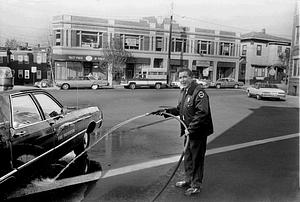 Washing fire prevention car