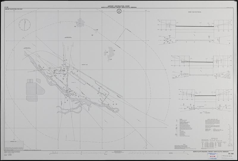 Airport obstruction chart