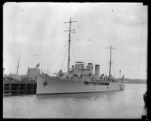 Unidentified warship, South Boston
