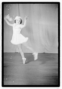 Girl ballet dancer in costume