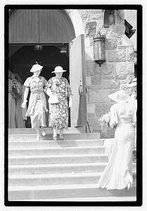 Wedding, daughter of Mrs. Richard Howard taken at Presentation Church Oak Sq. Brighton