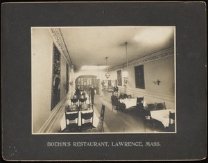 Boehm's Restaurant, Lawrence, Mass.