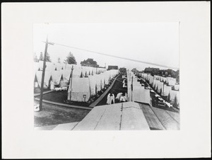 Tent city, 1918, influenza epidemic