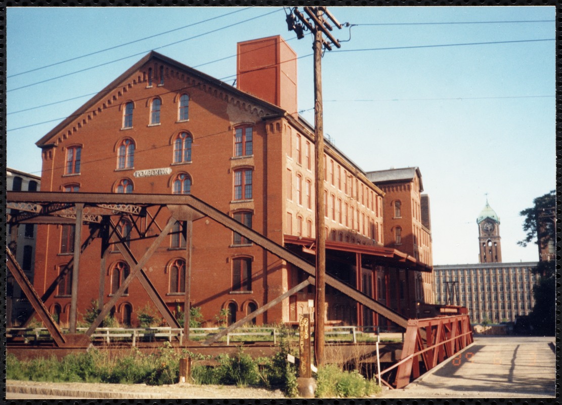 Pemberton Mill. Canal St. Digital Commonwealth