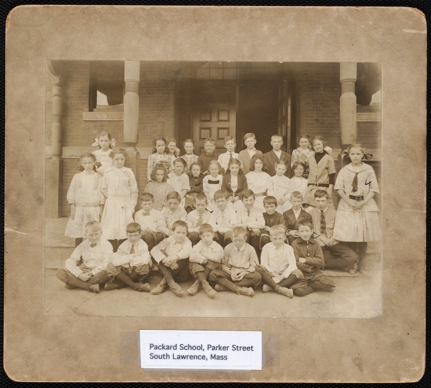 Packard School, Parker Street. South Lawrence, Mass.