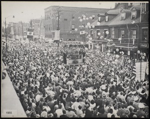 View of Common & Newbury Street, Lawrence, Massachusetts, 1955