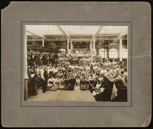Unidentified mill workers group