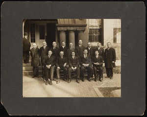 Ettor & Giovanitti trial group/men at Salem, MA court house