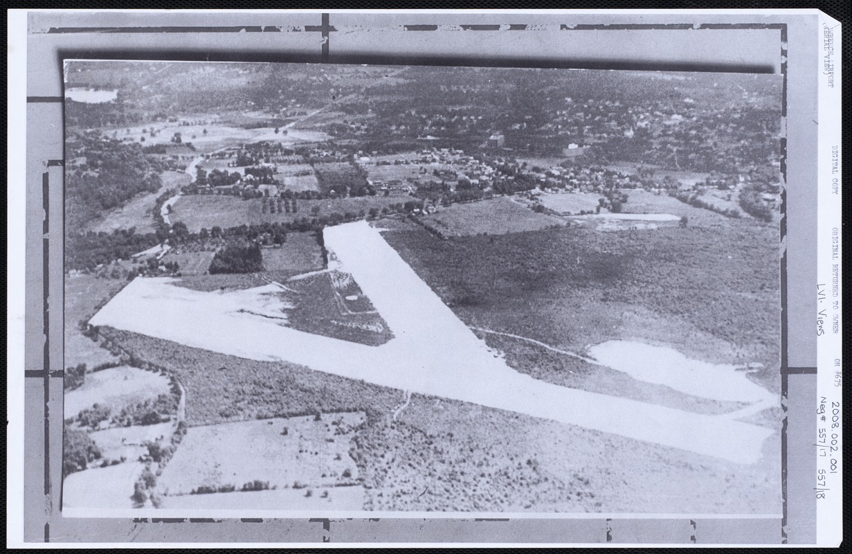 Lawrence airport (aerial view)