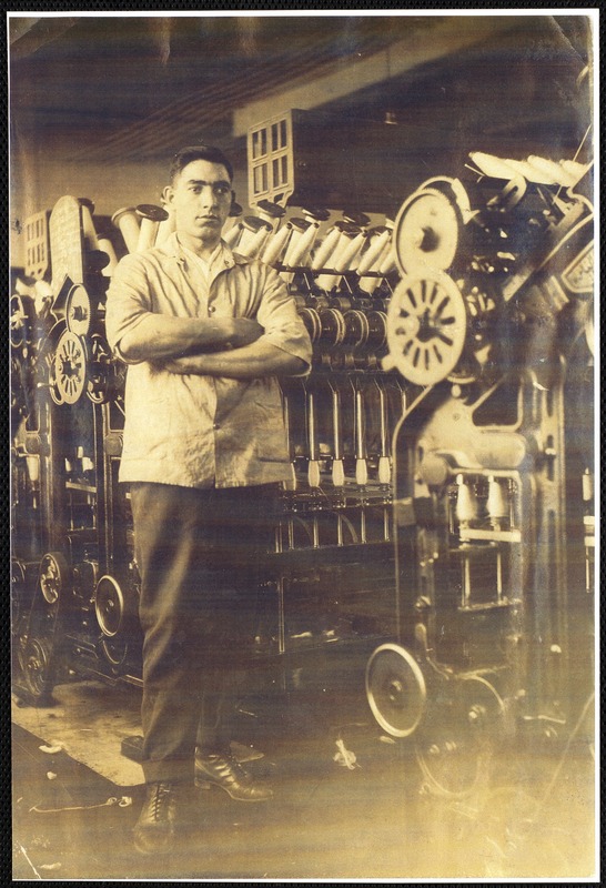 [Joes]eph Miceli (also spelled Micieli) worked in the textile mills