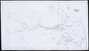 Menotomy map 1750