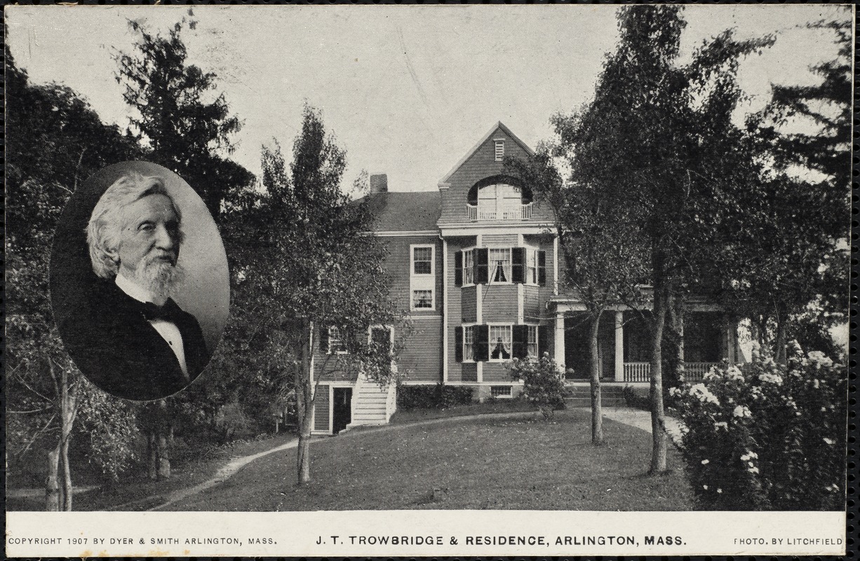 J. T. Trowbridge & residence, Arlington, Mass. Digital Commonwealth