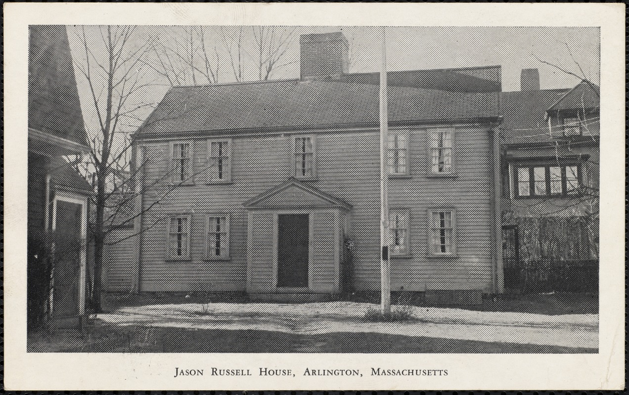 Jason Russell House, Arlington, Massachusetts Digital Commonwealth