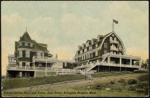 Robins Spring Hotel and annex, east front, Arlington Heights, Mass.