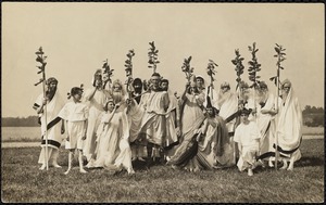 Arlington pageant to commemorate the dedication of the new town hall