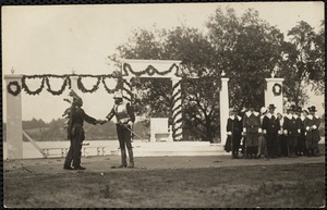 Arlington pageant to commemorate the dedication of the new town hall, historical episodes