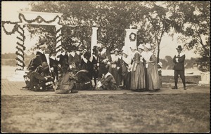 Arlington pageant to commemorate the dedication of the new town hall, historical episodes