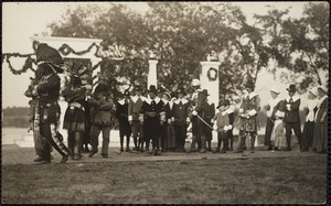 Arlington pageant to commemorate the dedication of the new town hall, historical episodes