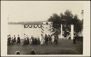 Arlington pageant to commemorate the dedication of the new town hall, historical episodes