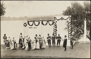 Arlington pageant to commemorate the dedication of the new town hall, historical episodes