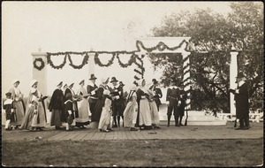 Arlington pageant to commemorate the dedication of the new town hall, historical episodes