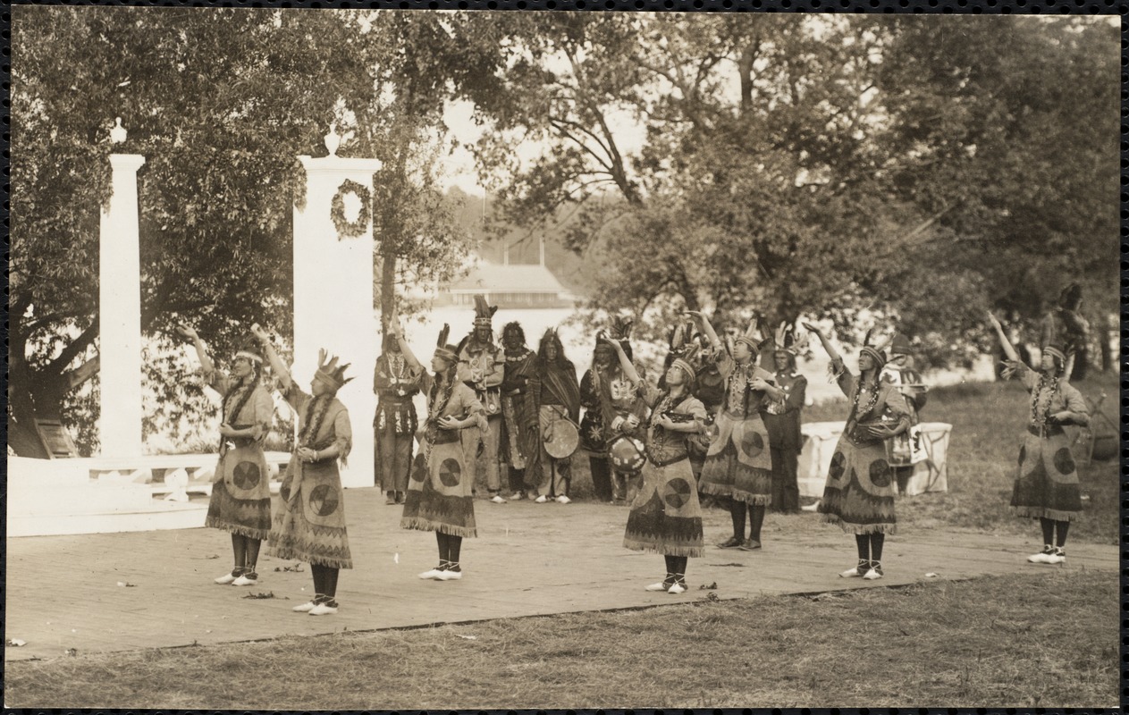 Arlington pageant to commemorate the dedication of the new town hall, historical episodes