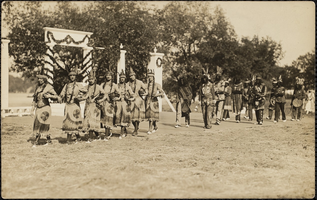 Arlington pageant to commemorate the dedication of the new town hall, historical episodes