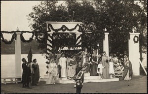 Arlington pageant to commemorate the dedication of the new town hall, historical episodes