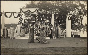 Arlington pageant to commemorate the dedication of the new town hall, historical episodes