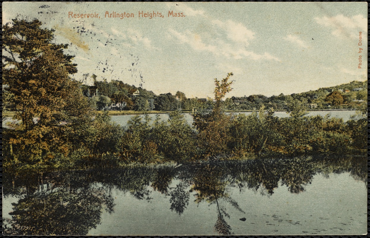 Reservoir, Arlington Heights, Mass. - Digital Commonwealth