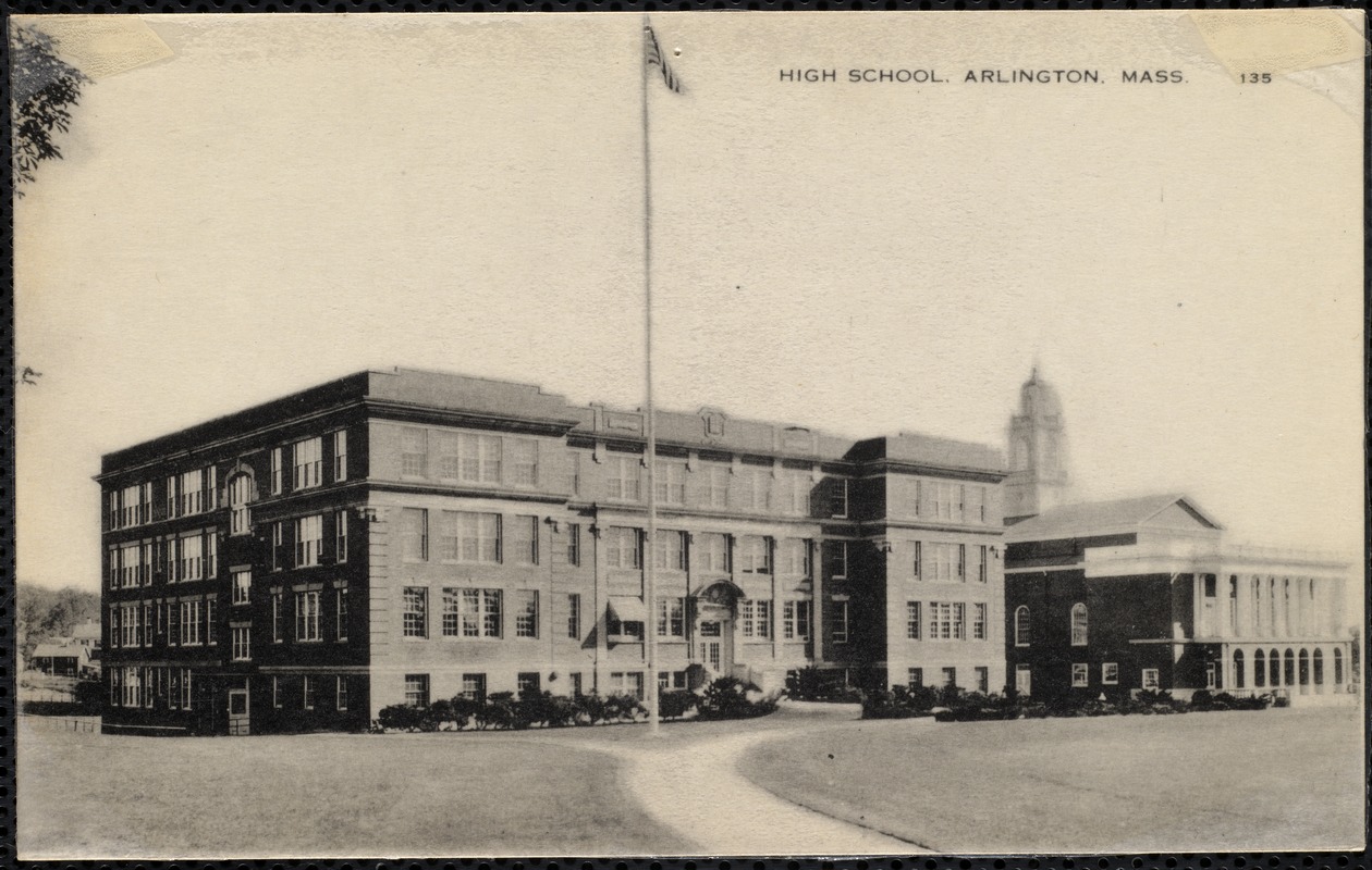 High school, Arlington, Mass.