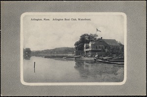 Arlington, Mass. Arlington Boat Club, waterfront