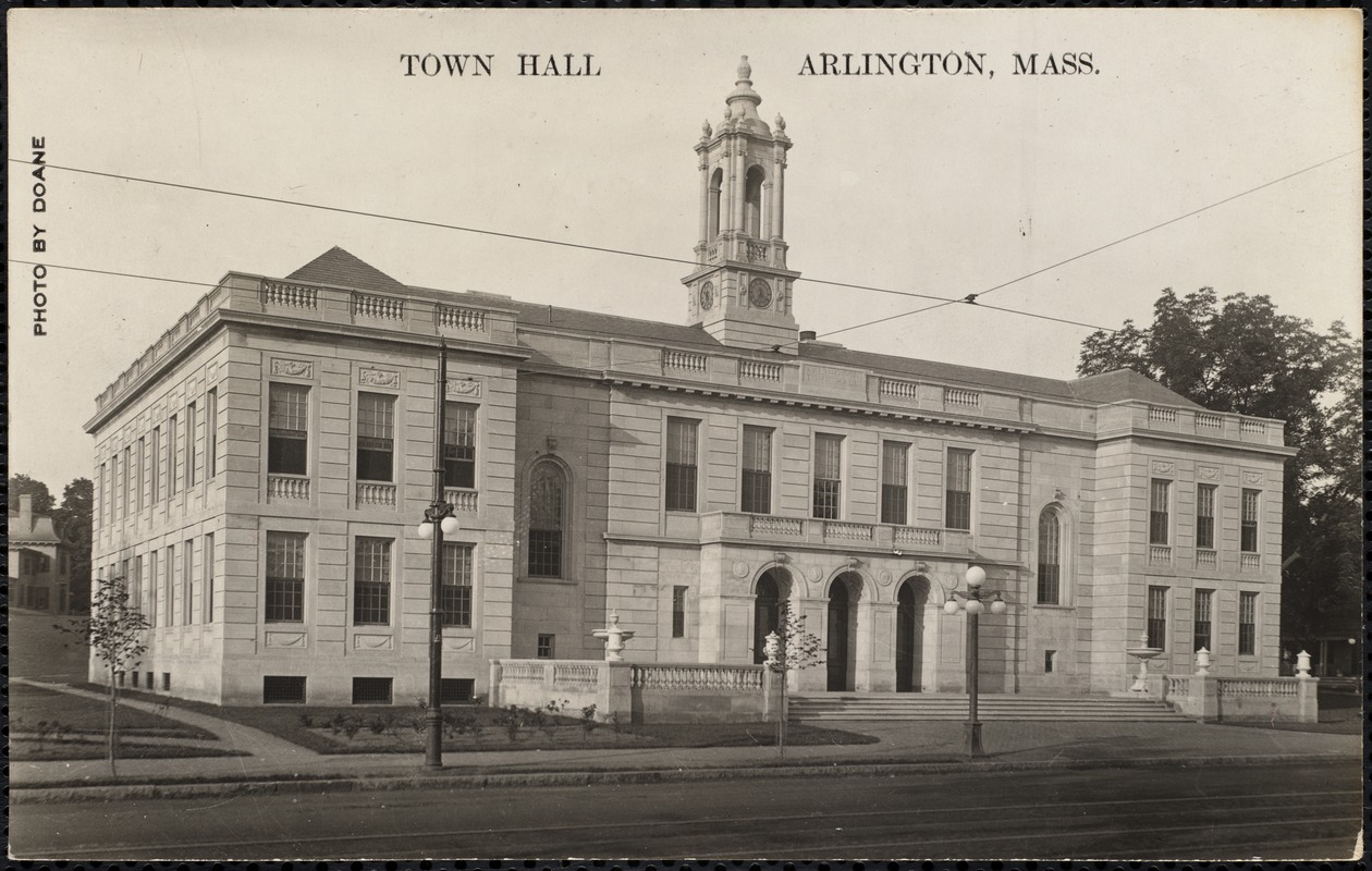 Town hall Arlington, Mass.