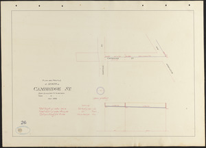 Plan and profile of sewer in Cambridge St.